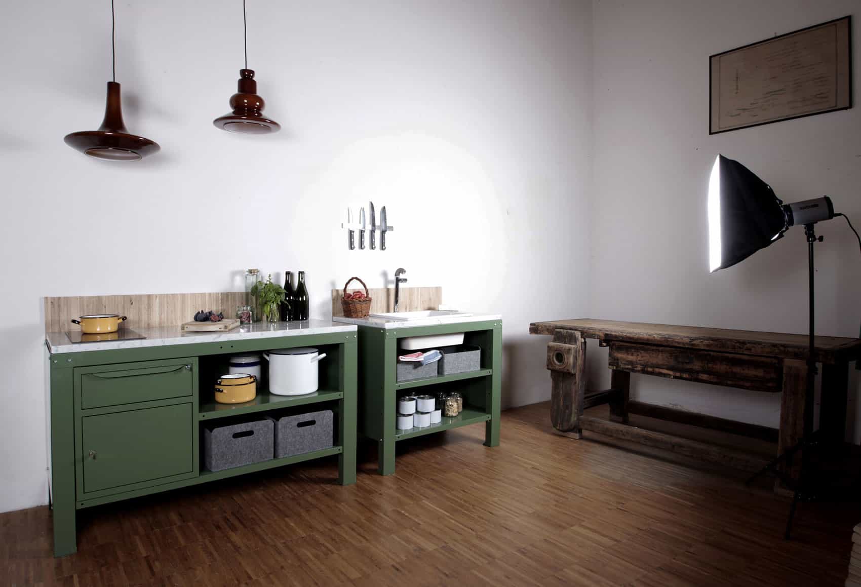 very simple kitchen