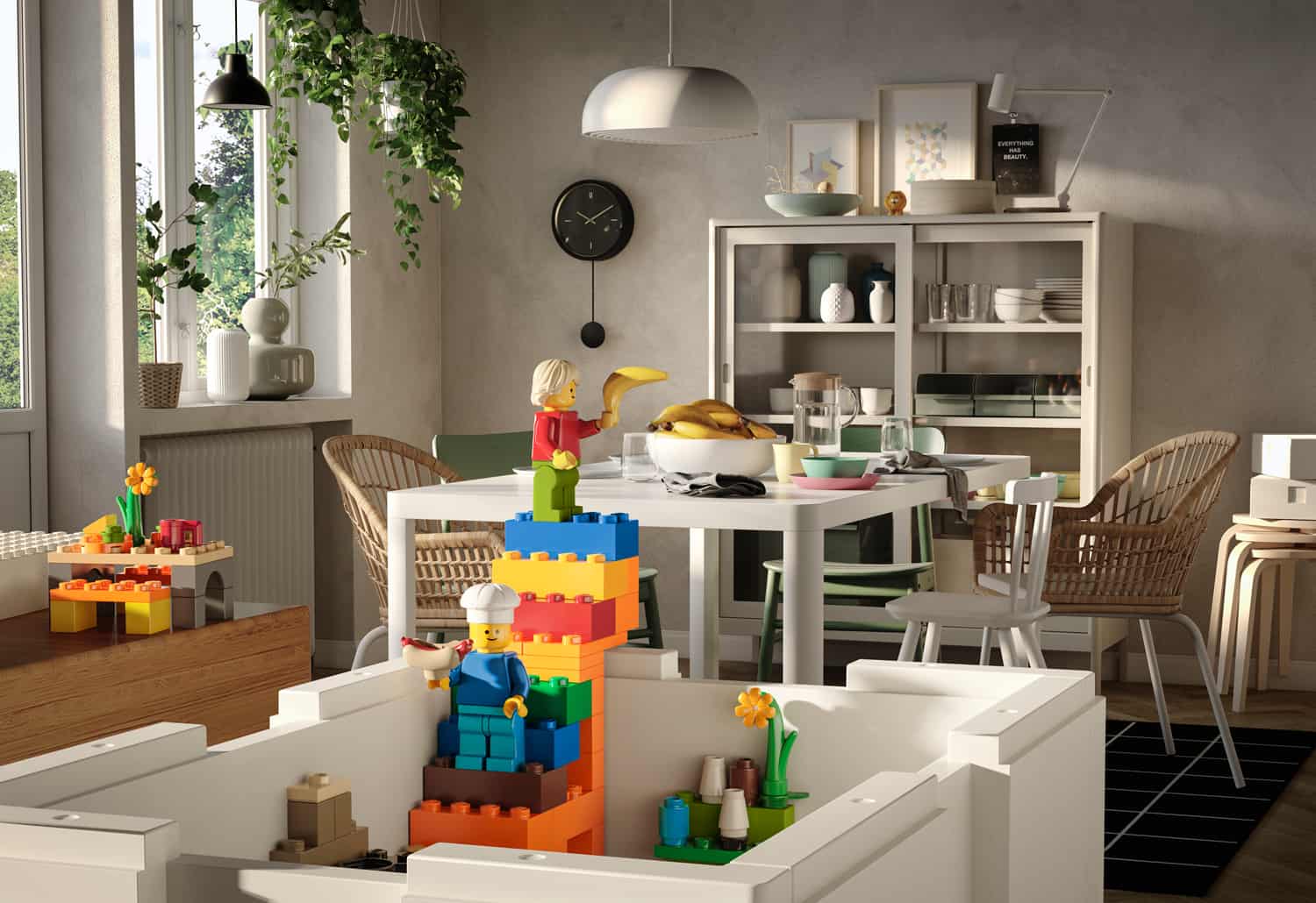IKEA & LEGO présentent BYGGLEK, une solution de rangement créative