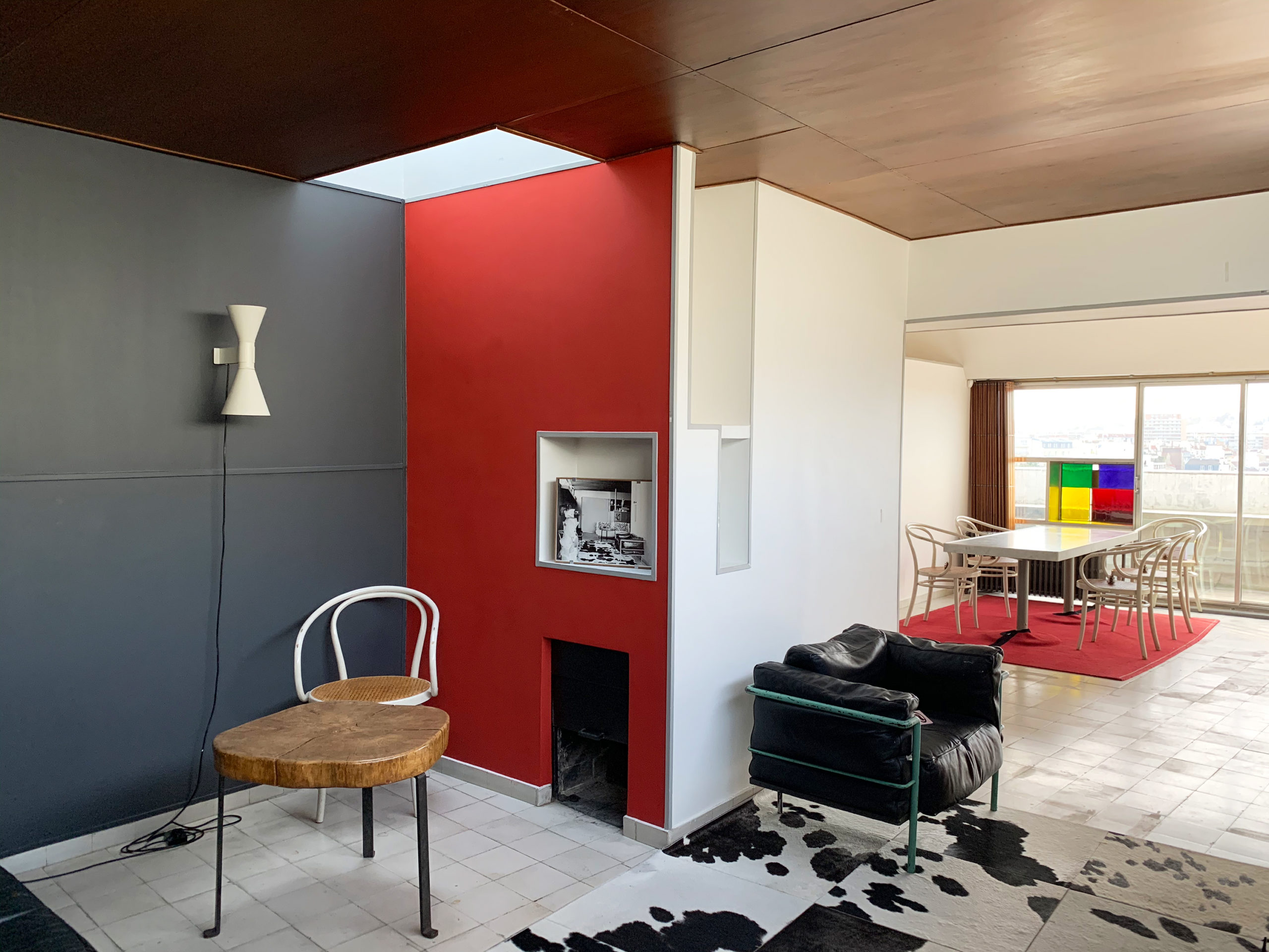 Nous avons visit  l appartement  atelier de Le Corbusier